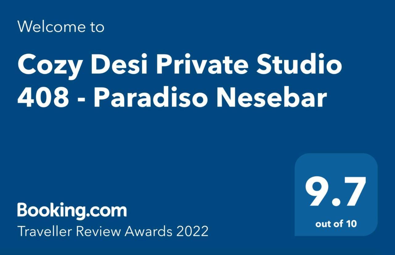 Paradiso 'В' 408 Private Studio Nessebar Luaran gambar